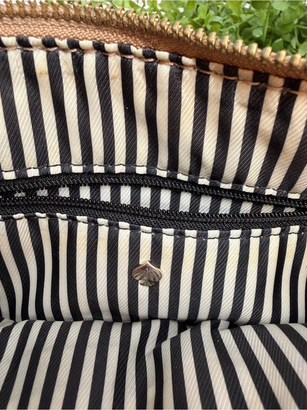 kate spade Tan Pebbled Leather Crossbody with Gold Hardware